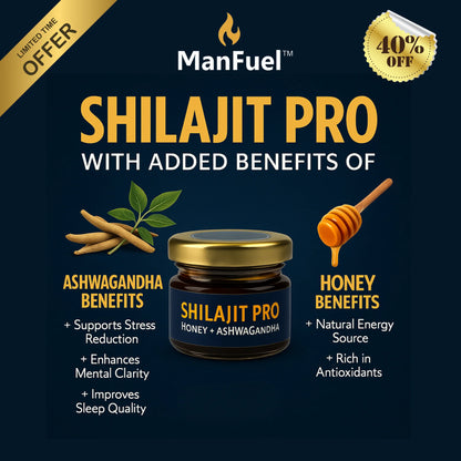 ManFuel Shilajit Pro – Shilajit with Ashwagandha and Honey