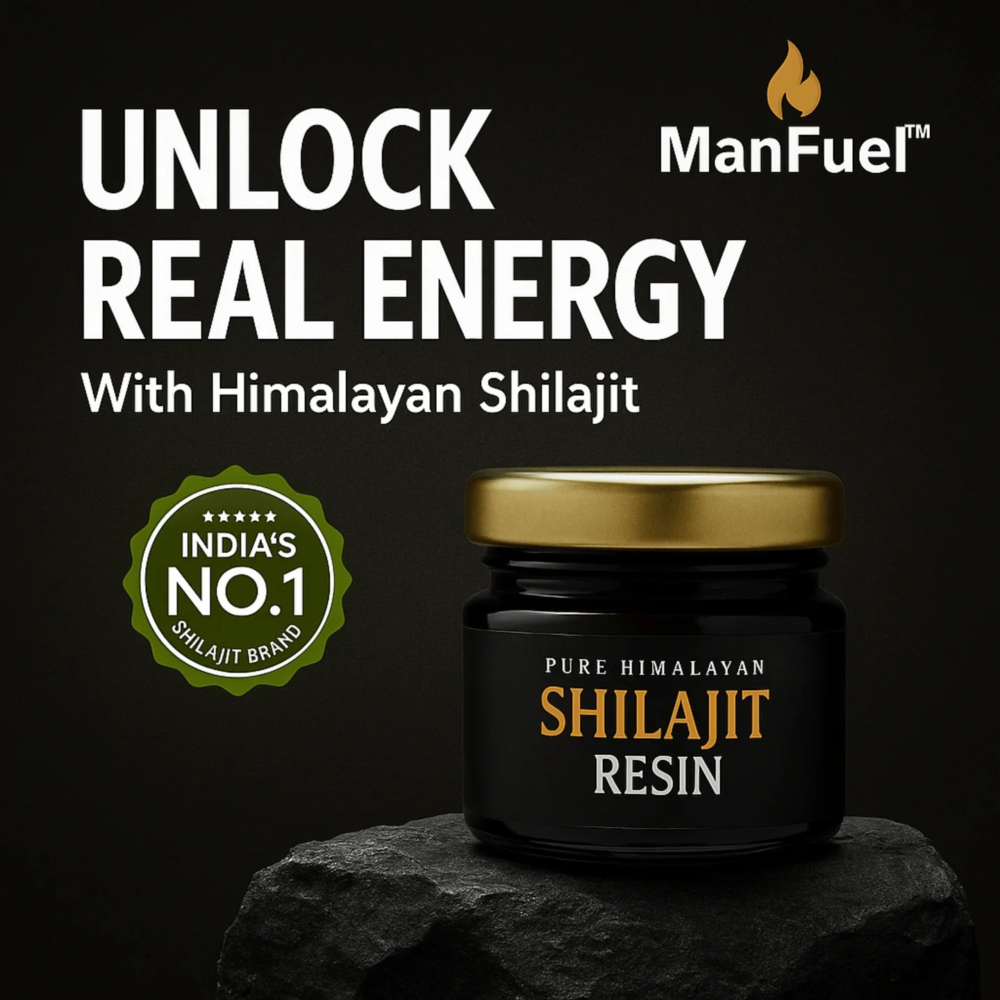 ManFuel Pure Himalayan Shilajit Resin